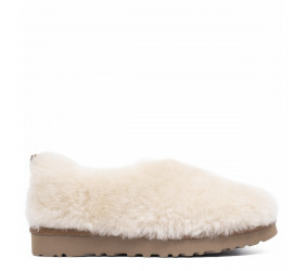 UGG Hailey Fluff Slippers Natural