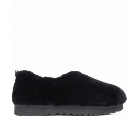UGG Hailey Fluff Slippers Black