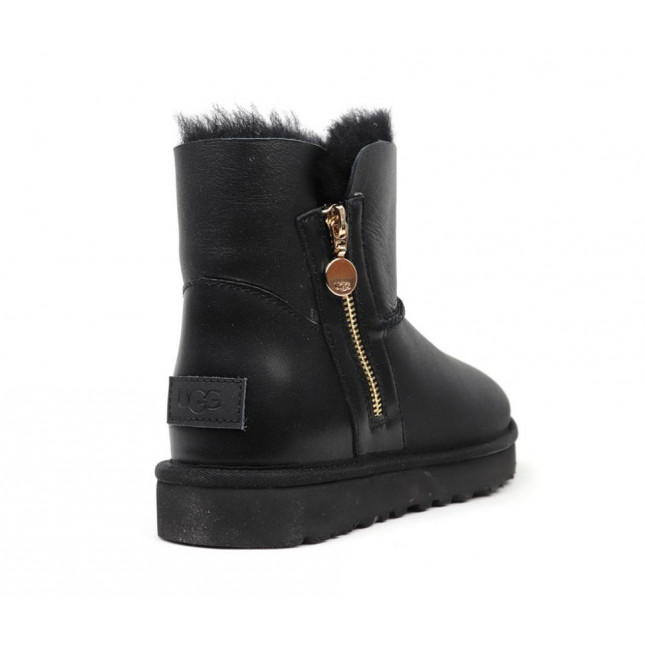 UGG Bailey Zip Mini Black Metallic