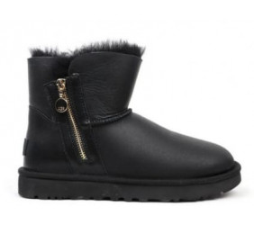 UGG Bailey Zip Mini Black Metallic