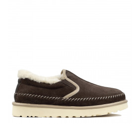 UGG Mens Stitch Slip On Chocolate