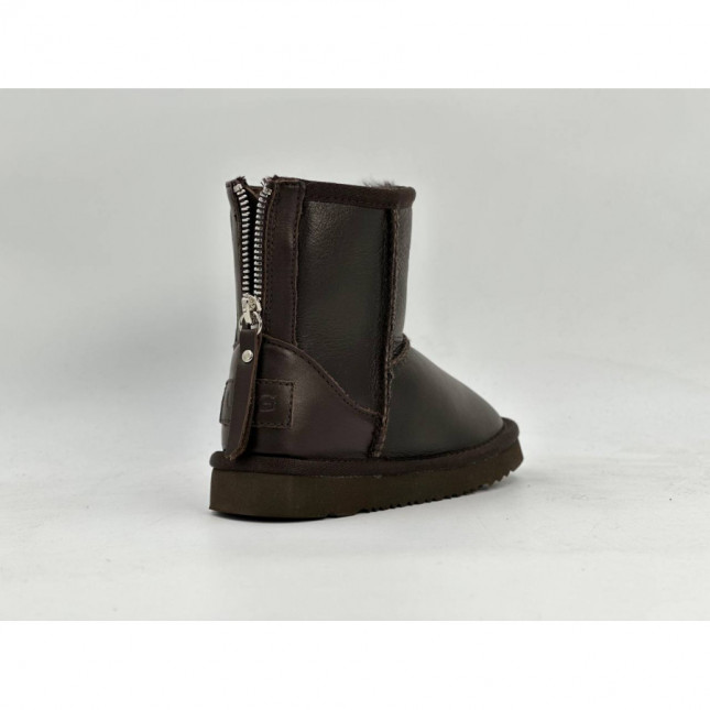 UGG Kids Zip Metallic Chocolate