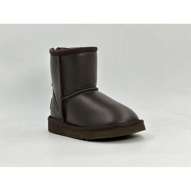 UGG Kids Zip Metallic Chocolate