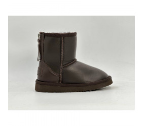 UGG Kids Zip Metallic Chocolate