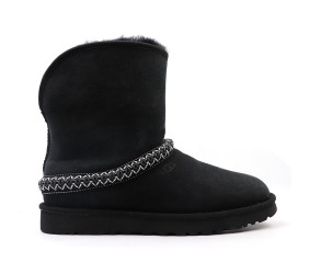 UGG Classic Short Cresent Black