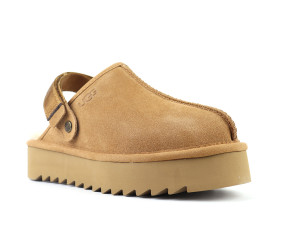 UGG Goldenstar Clog Platform Chestnut