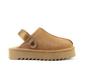 UGG Goldenstar Clog Platform Chestnut
